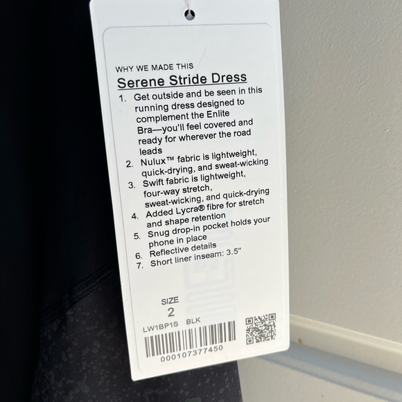 Lululemon Serene Stride Dress - Picture 2 of 2